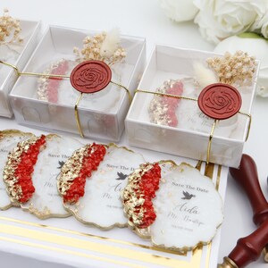 Unique Red Baptism Favors, Christening Magnet Favor, Mi Bautizo, Baptism Gift Girl and Boy, First Communion, Personalized Gift For Guests
