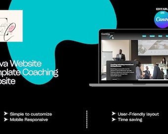 Canva Website Template for Coaches | No Code Coaching Website