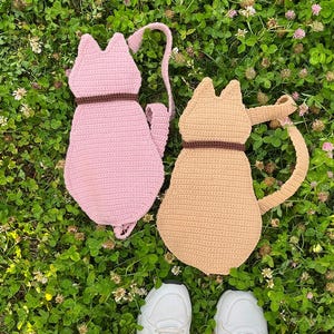 Crochet Cat Bag Pattern: Cat Shape Bum Bag Pattern, video tutorial
