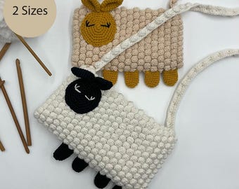 Crochet Sheep Bag Pattern: Amigurumi Crossbody Purse Tutorial (PDF Download)