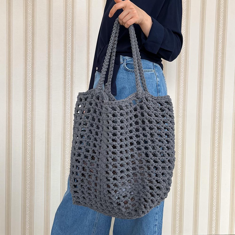 Crochet Mesh Tote Bag Pattern PDF, Easy Market Bag Crochet Pattern ...