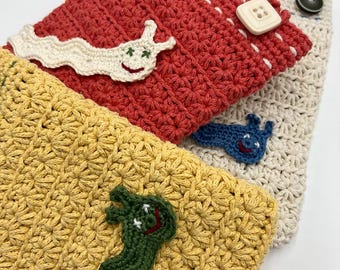 Bookworm Kindle Sleeve Crochet Pattern, Cute Tablet Cover PDF, Ereader Pouch Crochet DIY, Easy Kindle Case Pattern, Digital Download