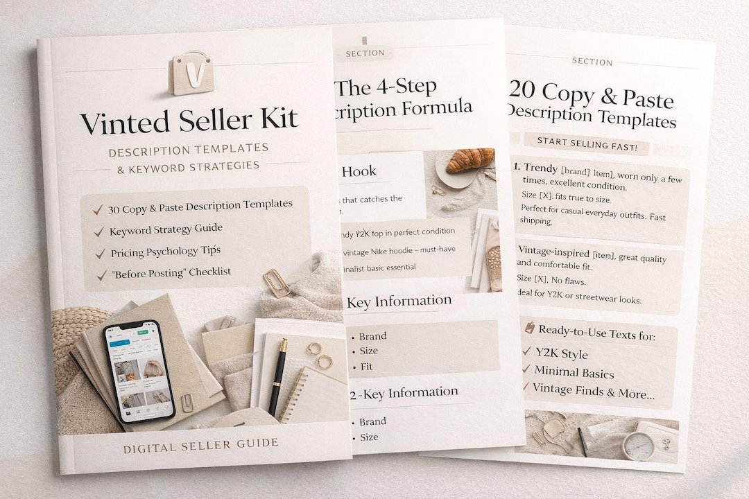 Vinted Seller Kit Premium – 30 High-converting Description Templates ...