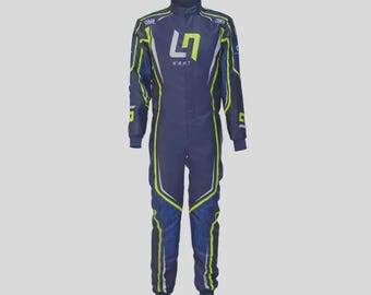 2022 LN Kart Racing Suit OMP Overall Replica Karting Race Suit