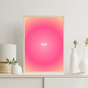 Framed 222 Angel Number Wall Art - Etsy