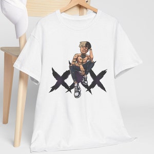 WDS × XXX T-shirt SAINT Mxxxxxx Damaged T-Shirt | Charcoal | SVD USA