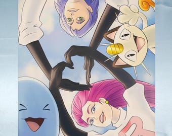 Team Rocket Print 11x17 or 5x7