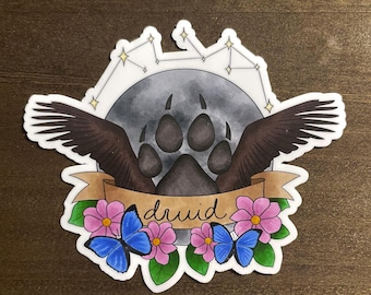 DnD Druid Class Sticker