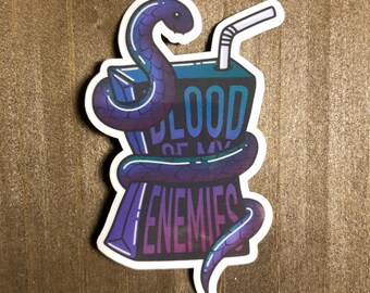 Blood of My Enemies Snake & Juicebox Sticker