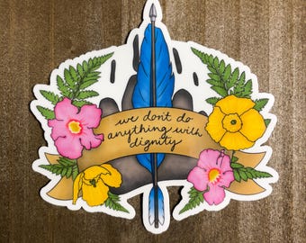 Critical Role Vex'ahlia Inspired Sticker