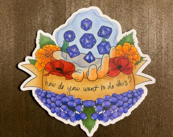 Critical Role Dungeon Master Inspired Sticker