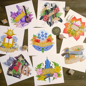 Critical Role Vox Machina Inspired Design Prints