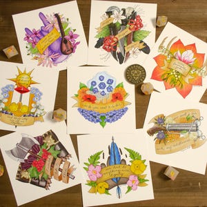 Critical Role Vox Machina Inspired Design Prints