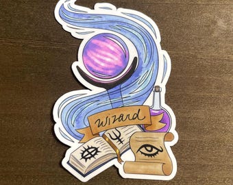 DnD Wizard Class Sticker