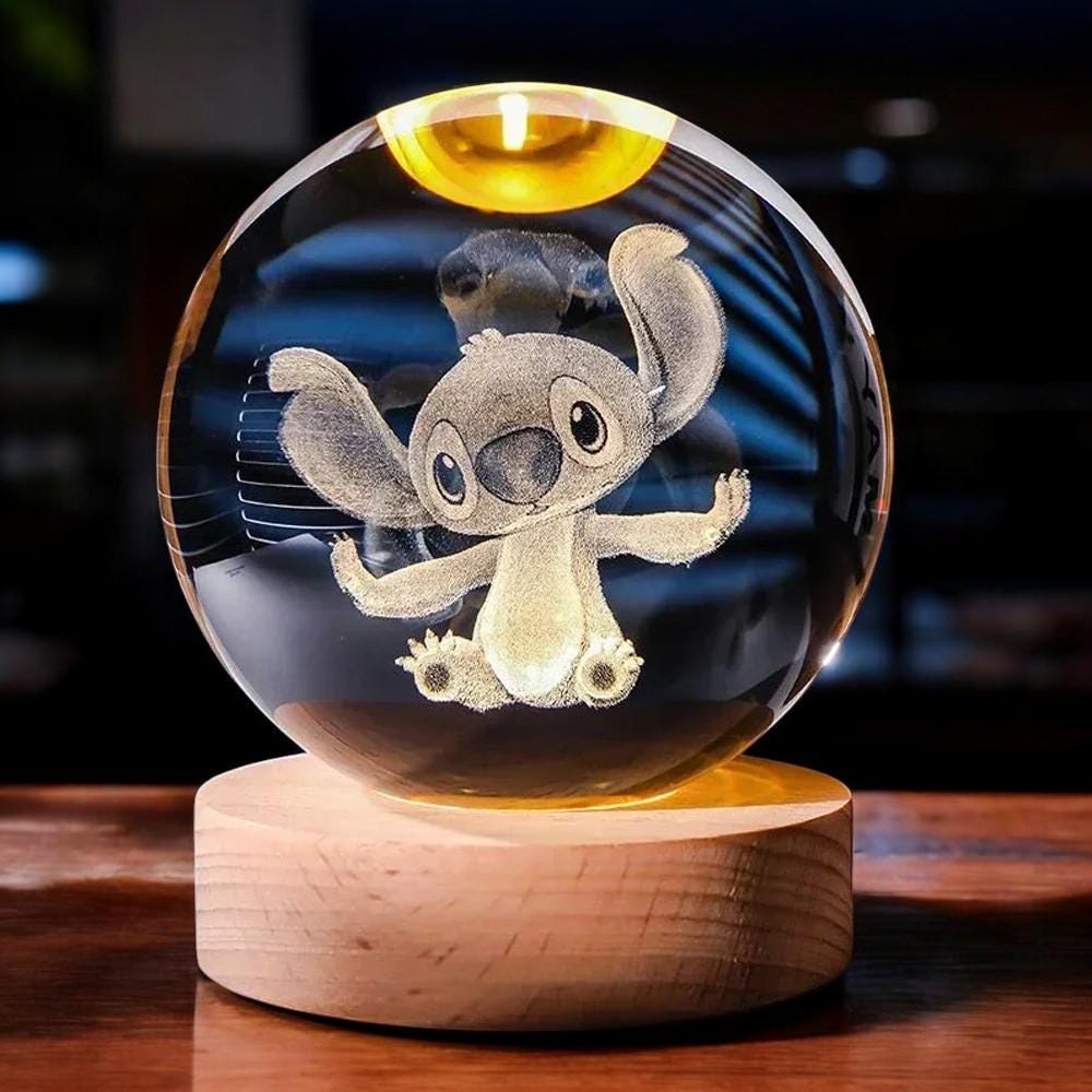 Crystal Ball Stitch Lamp - Etsy