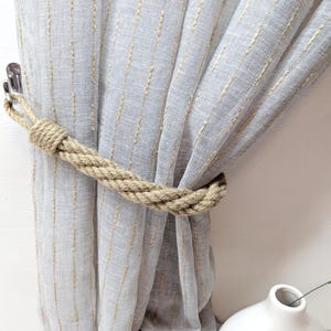 Elegant Curtain Holdback | Handmade Tieback for Curtains | Window Decor Accessory