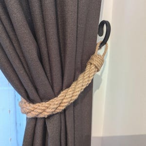 Curtain tieback - stylish home decor - handmade - interior accessory - rope for curtains