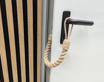 Jute Rope Door Stopper: Natural Fiber Door Protection