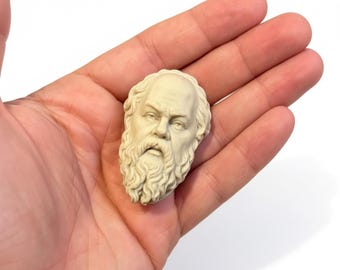 Socrates Fridge Magnet Greek Philosopher Philosophy Gift Teacher Magnet History Nerd Bookworm Kitchen Decor Funny Fridge Gift Classroom