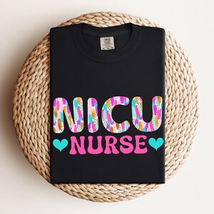 NICU Nurse Shirt, NICU Comfort Colors Brush Stroke Shirt, Neonatal Head Nurse Manager Gift, Fun Nicu RN Shirt, Nurse Graduate Gift