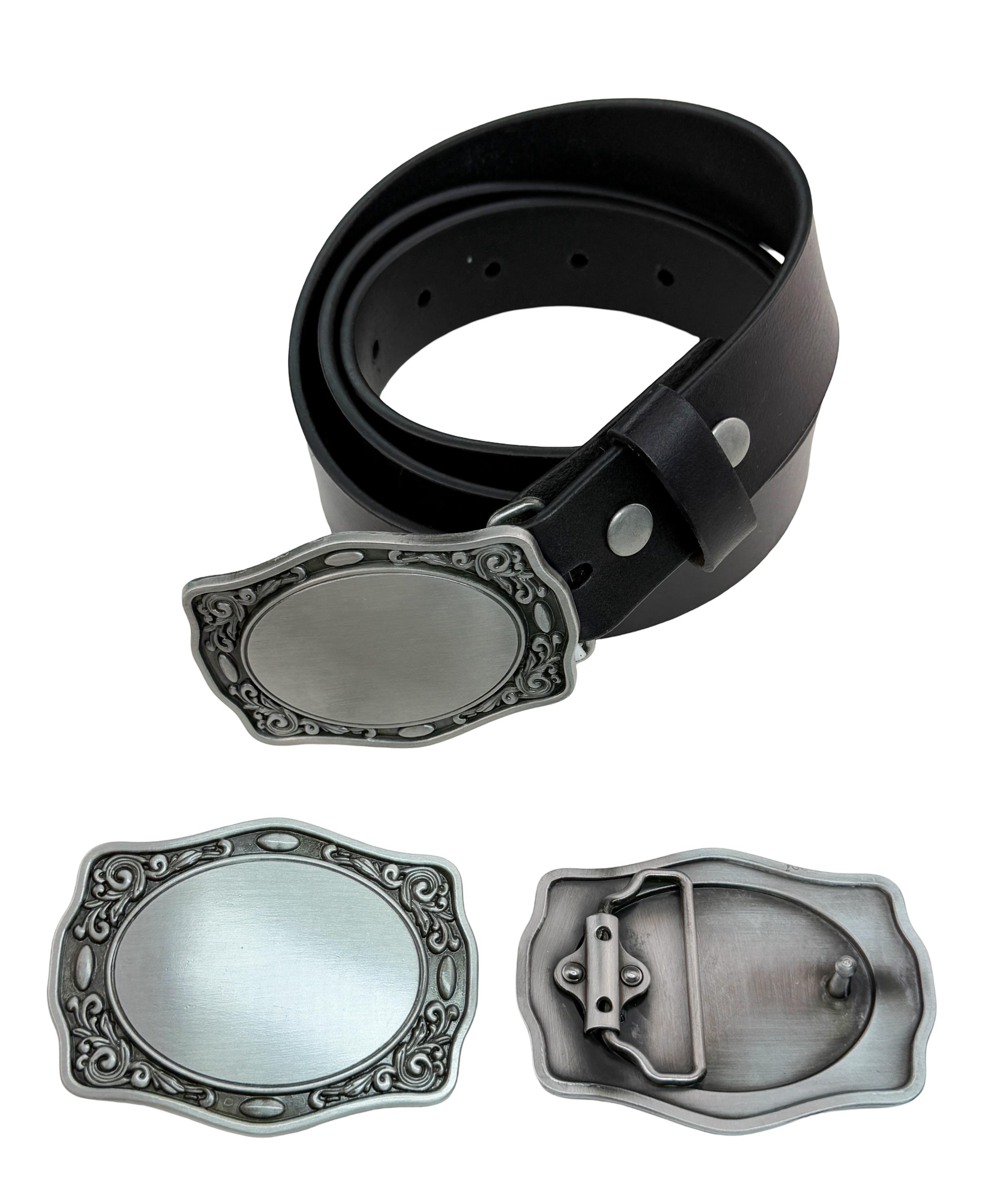 Personalized Western Belt Buckle Engraved Groomsman Cowboy Cowgirl ...
