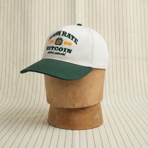 Hash Rate - Bitcoin Hat - Frontier Forest Green/Bone