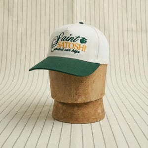 Saint Satoshi - Bitcoin Hat - Frontier Forest Green/Bone