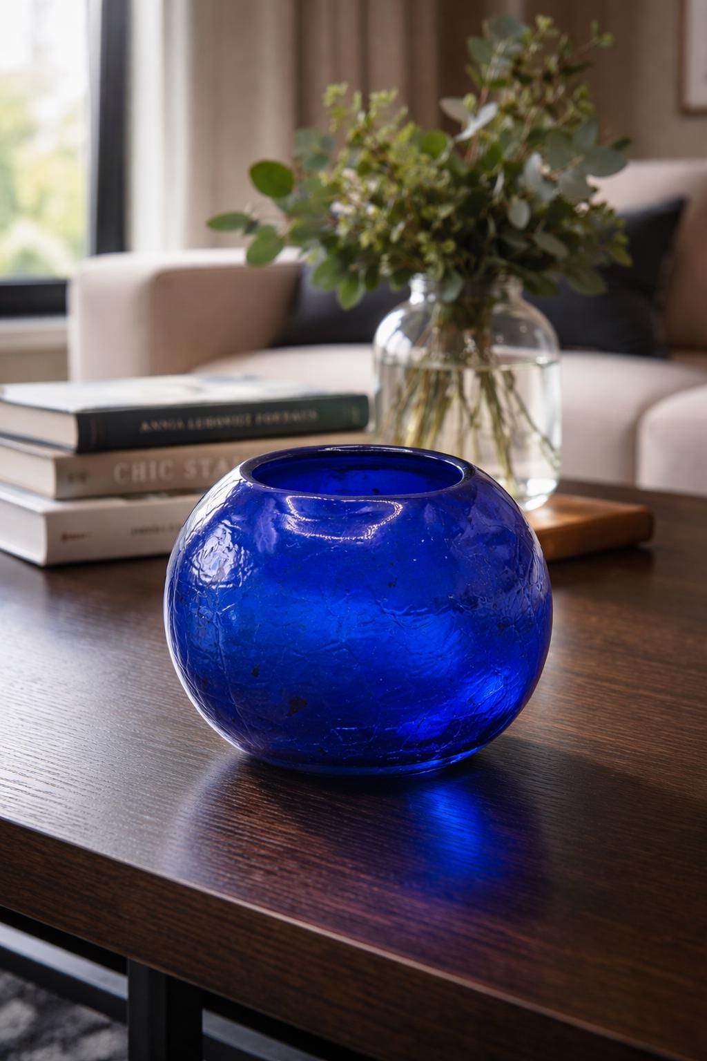 Blenko Crackle Vase - Etsy