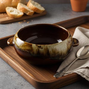 Puede incluir: Una taza de cerámica blanca con un asa negra y el texto "But First, Coffee" en negrita negra. La taza se encuentra sobre un fondo neutro, resaltando su diseño simple.