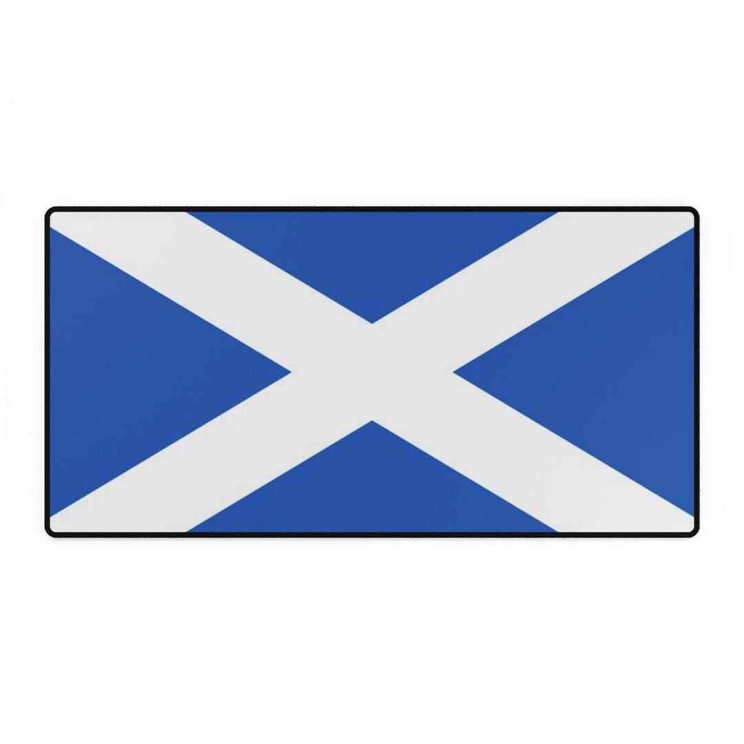 Scotland Mat Gift Scotland Country Flag Desk Mat Non Slip Smooth Office Desk Mat for ...