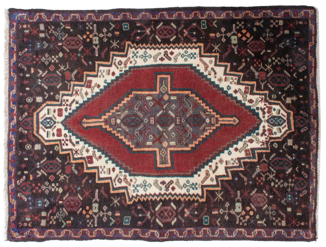 3x3 Rug, Mini Rug, Entryway Rug, Turkish Rug, Sanandaj Rug, Colorful ...