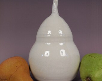 Winter Pear --- Sculptural Ceramic Pear