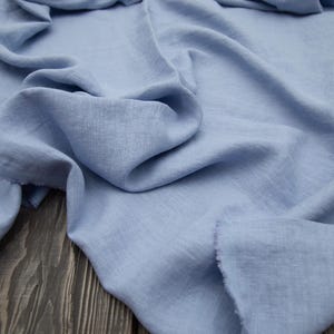 Linen fabric by yard Lavender - natural soft for sewing and crafting - 33 colors pure linen fabric by meter for clothing, table linen