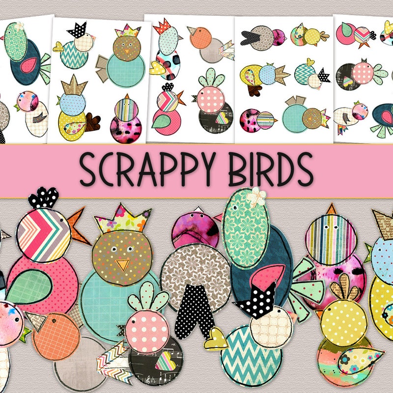 Bookmark Example Drawing Traceable Birds - Etsy UK