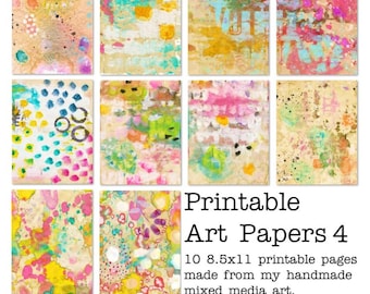 Art Papers 4: Mixed Media Junk Journal (digitale download)