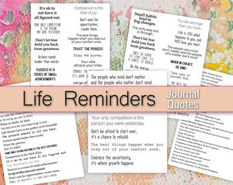 Lebenserinnerungen Art Journal Zitate | Digitale Stempel Gefühle