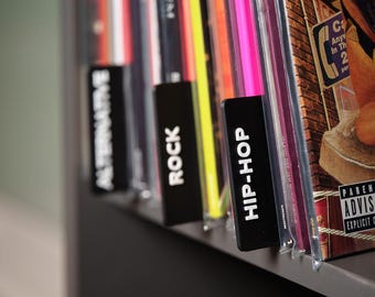 Custom Genre Vinyl Record Dividers