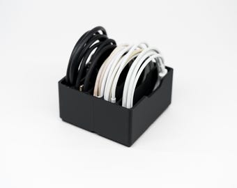 Cable Organizer for Drawer Compatible with Gridfinity and Ikea Alex