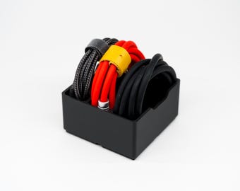 Cable Organizer for Drawer Compatible with Gridfinity and Ikea Alex