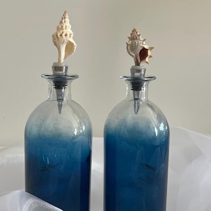 Handmade Seashell Wine Stoppers: Coastal Nautical Barware