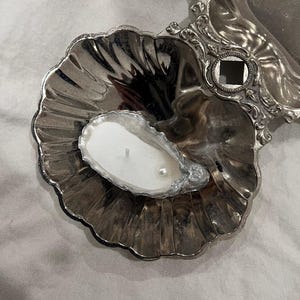 Oyster Shell Candles・Wedding Table Decor・Bridesmaid Gift・Beach Wedding Decor・Sea Shell Decorative Candle・Wedding Gift•Coastal Wedding Decor
