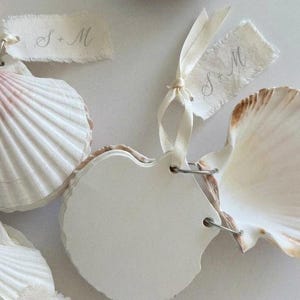Scallop Sea Shell Notebook – Coastal Art Sketchpad, Handmade Ocean Inspired Journal, Beach House Decor Journal