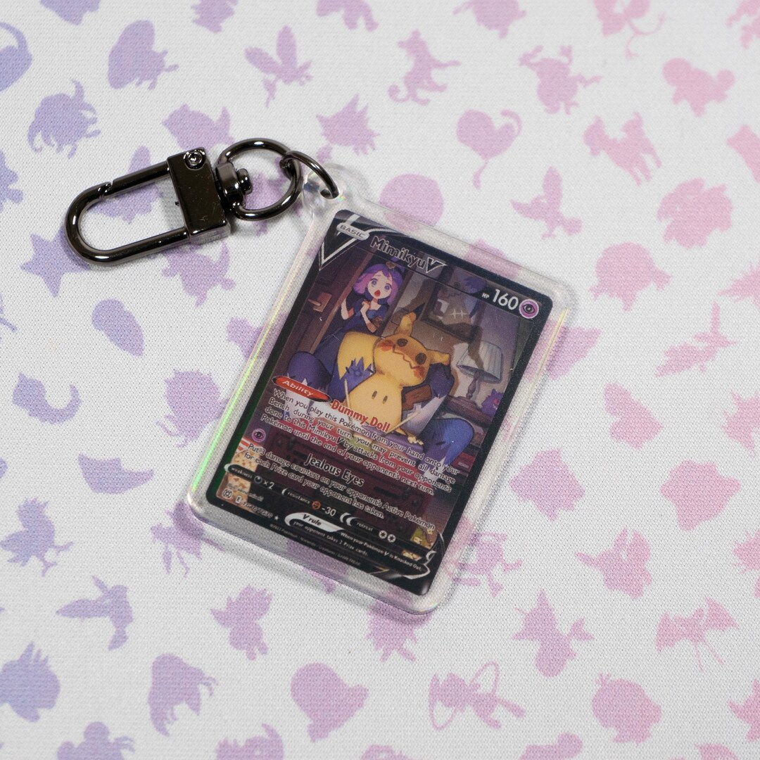 Mimikyu V TG16 Brilliant Stars Pokémon TCG Miniature Card Acrylic ...