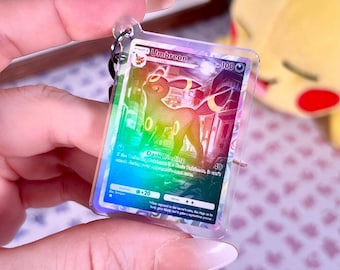 Umbreon TCG Pocket Pokémon TCG Acrylic Holographic Keychain