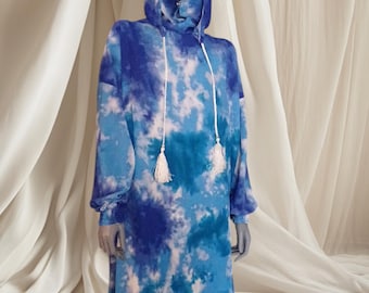 Hooded Abaya/prayer dress perfect for Ramadan dress come with an attached hijab and hoodie Regular fit