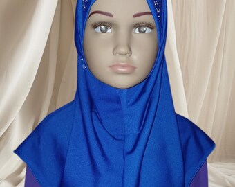 Muslim children Hijab for school kids hijabs 3-9 years old beautiful Hijab for children
