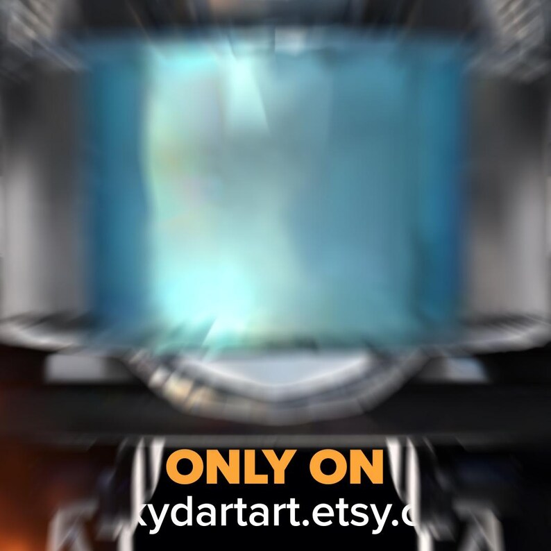 Może przedstawiać: Rozmyty obraz z niebieskim i turkusowym gradientem tła. Tekst "ONLY ON kydartart.etsy.com" jest widoczny w dolnej części obrazu. Obraz ma miękki, nieostry wygląd.