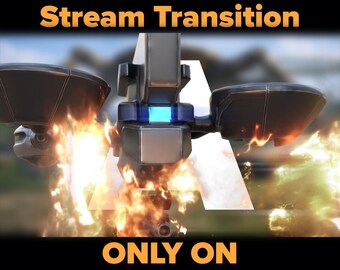 Przejście do transmisji ARC Raiders OBS | Kinowa animacja Stinger na Twitchu i YouTube