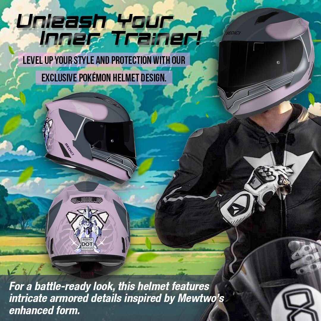 Armored Mewtwo Pokemon Custom Motorcycle Helmet Design - Etsy