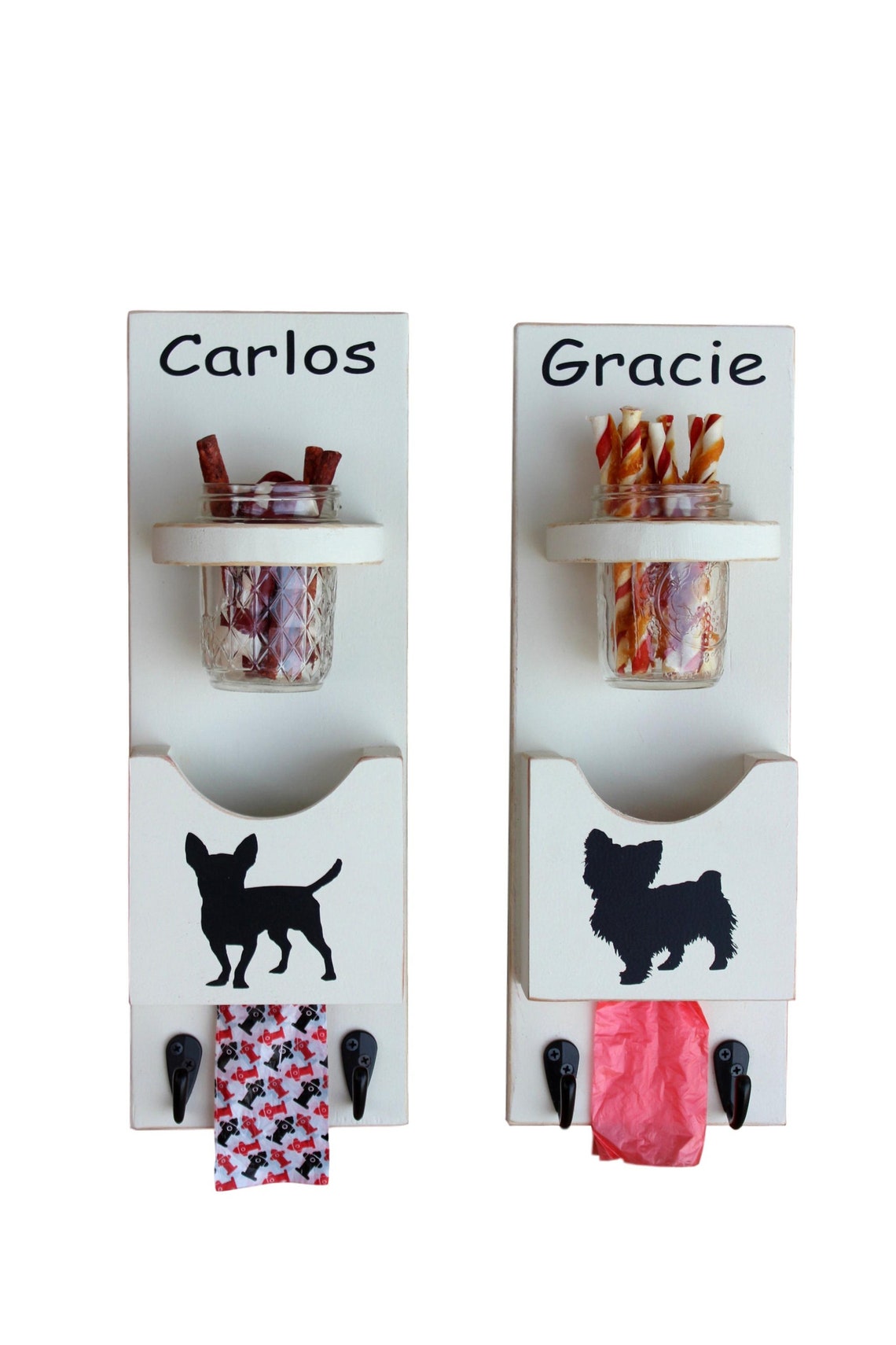 Personalized Dog Leash & Treat Holder Etsy